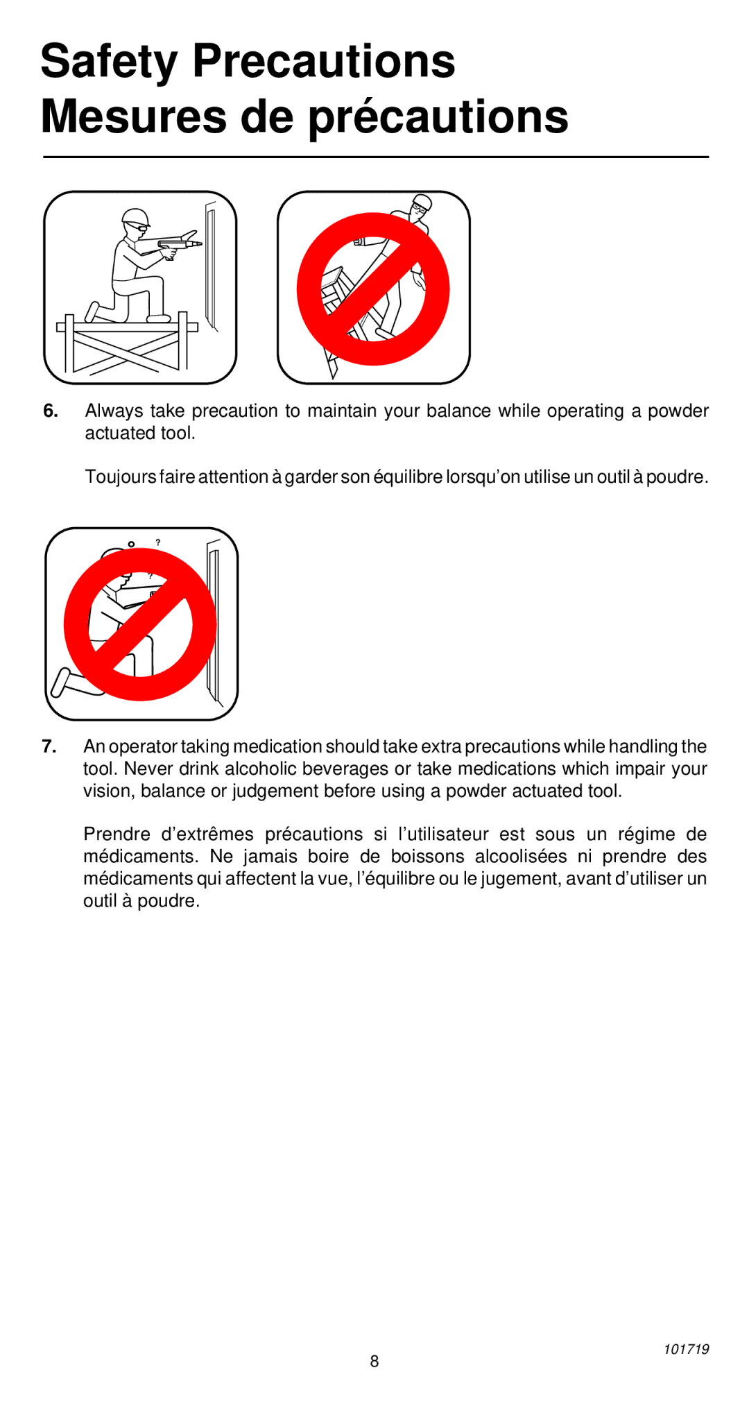 Remington 495 operating instructions Safety Precautions Mesures de pré cautions 