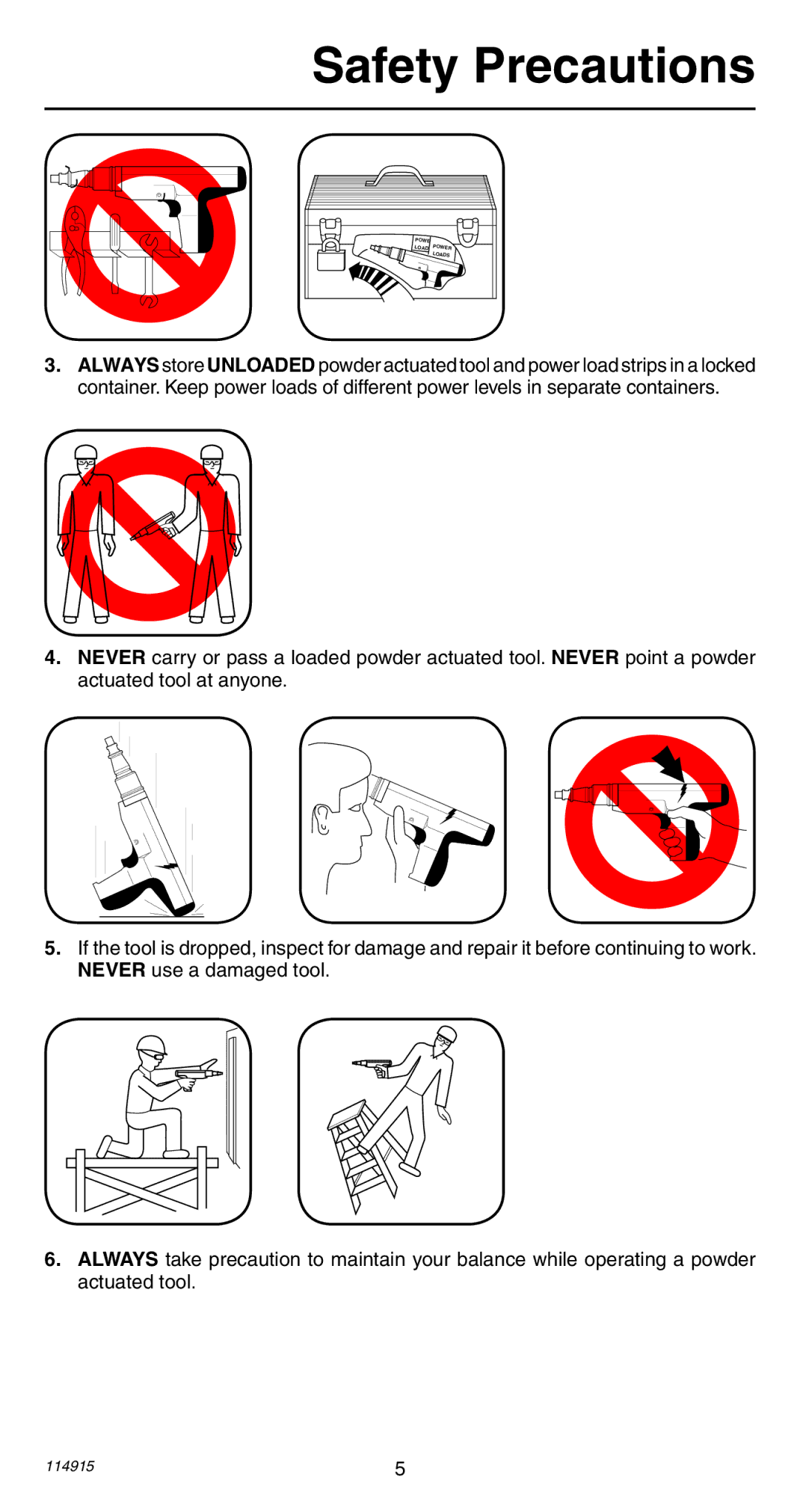 Remington 498 operating instructions Powe 