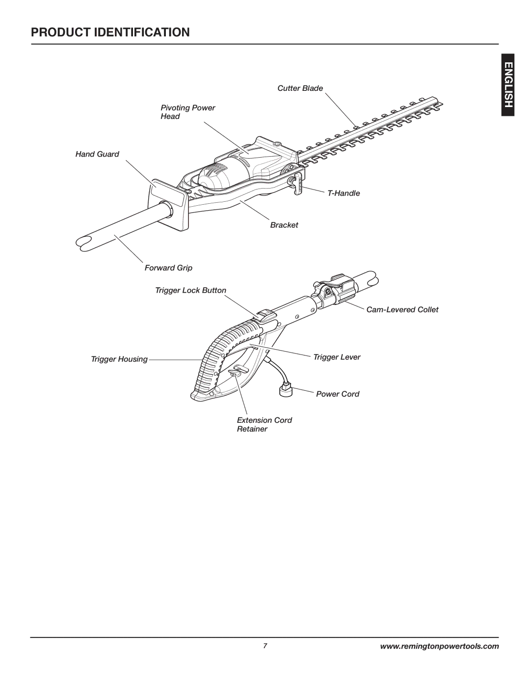 Remington AT3017B owner manual Product Identification 