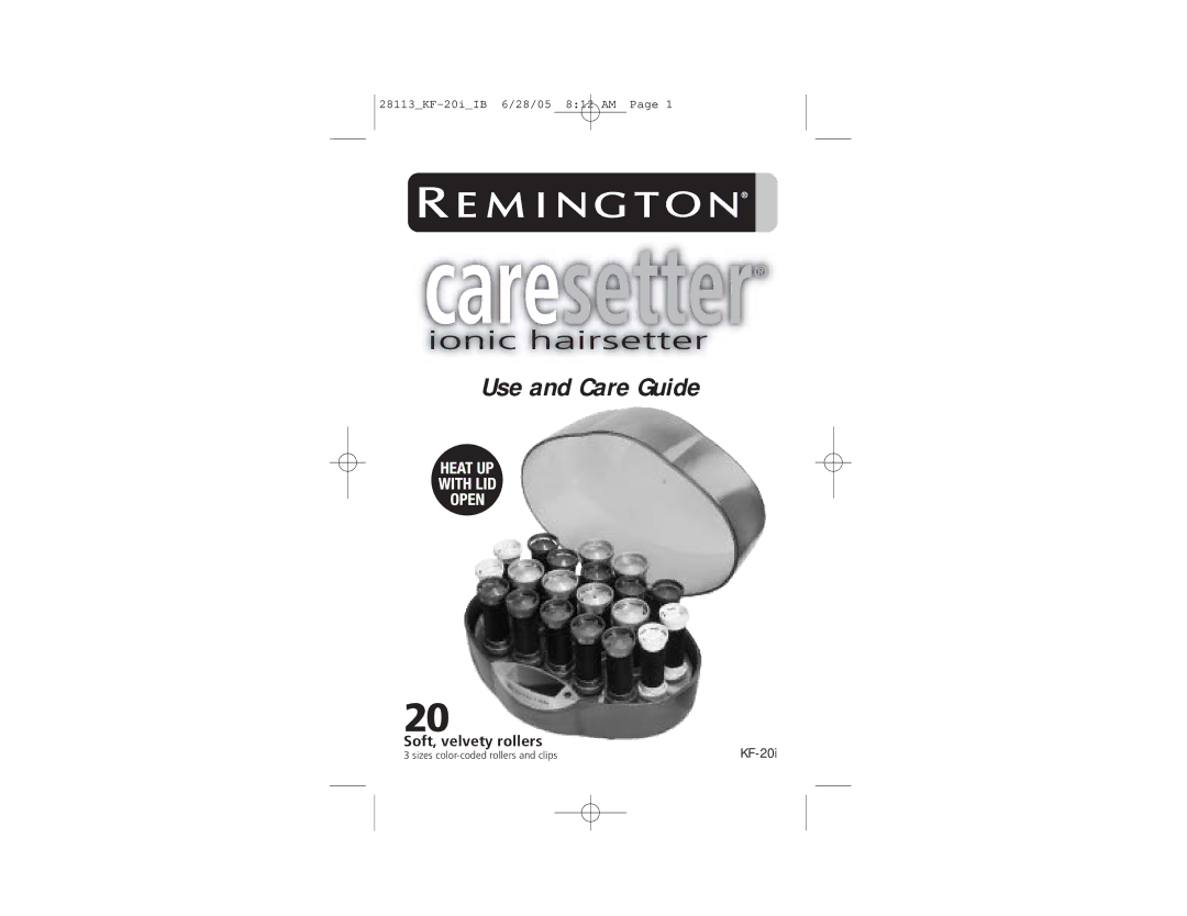 Remington hairsetter manual Caresetter 