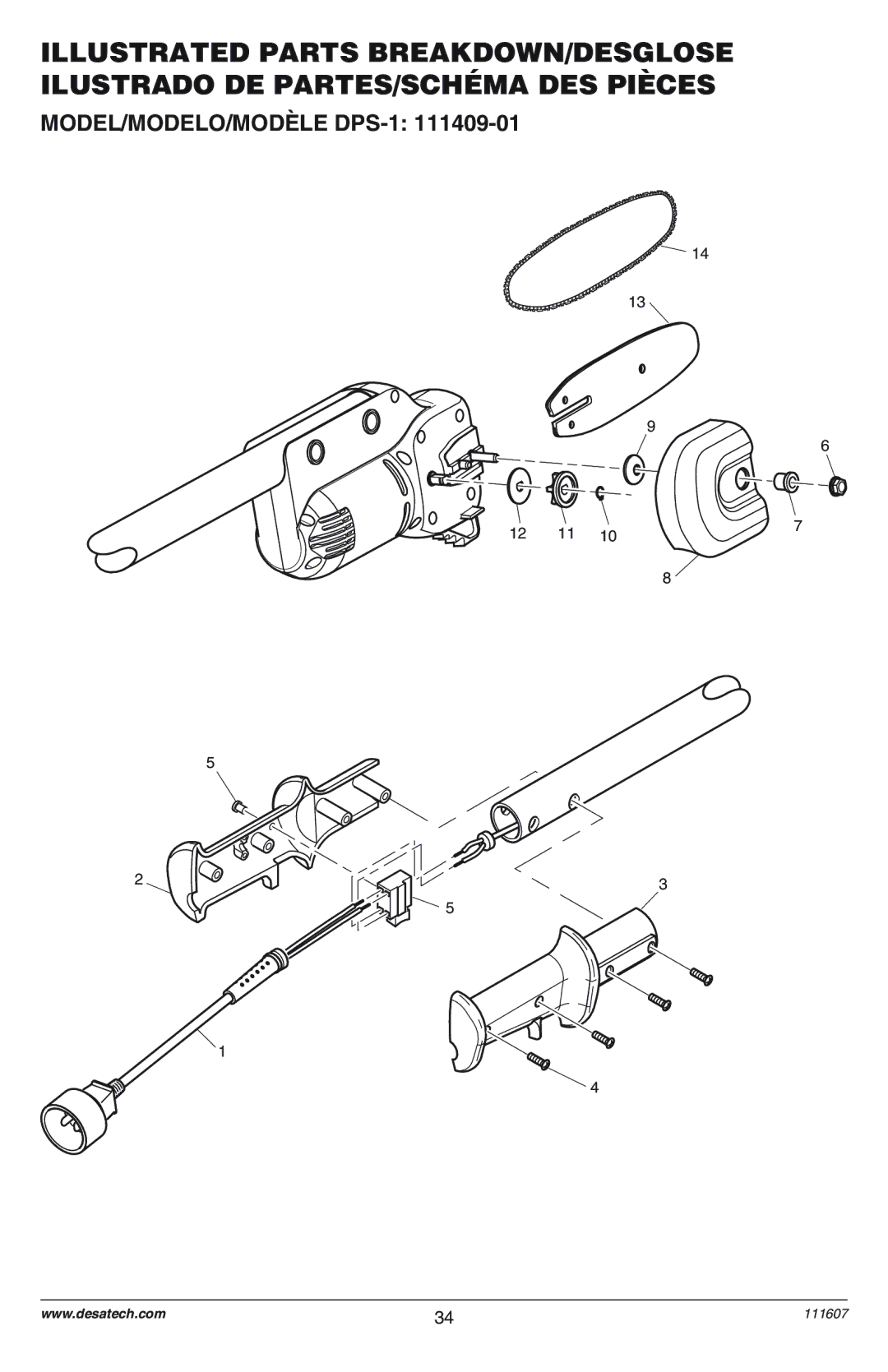 Remington Power Tools DPS-1: 111409-01 owner manual MODEL/MODELO/MODéLE DPS-1 