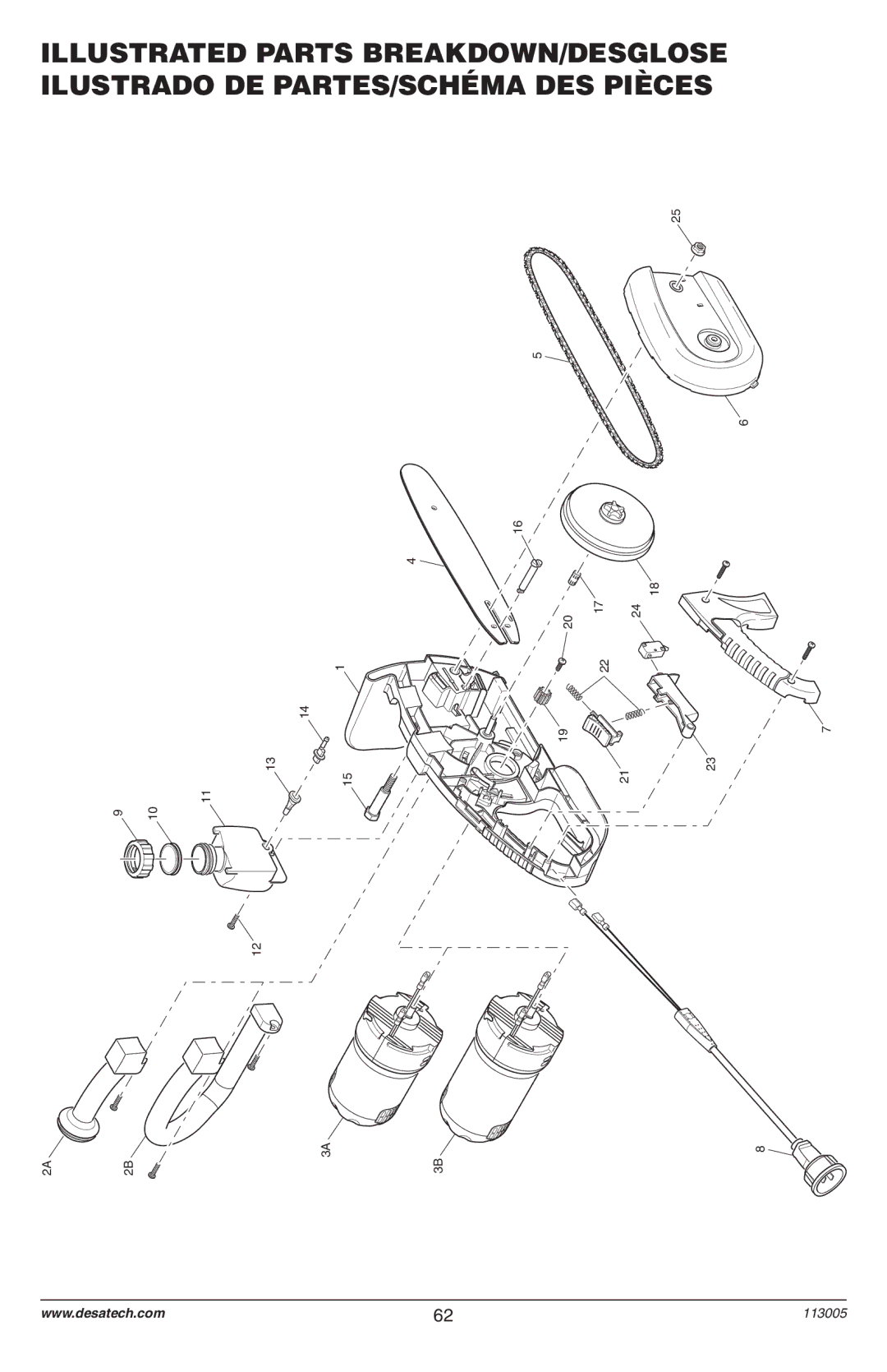 Remington Power Tools Electric Chain Saw owner manual 113005 