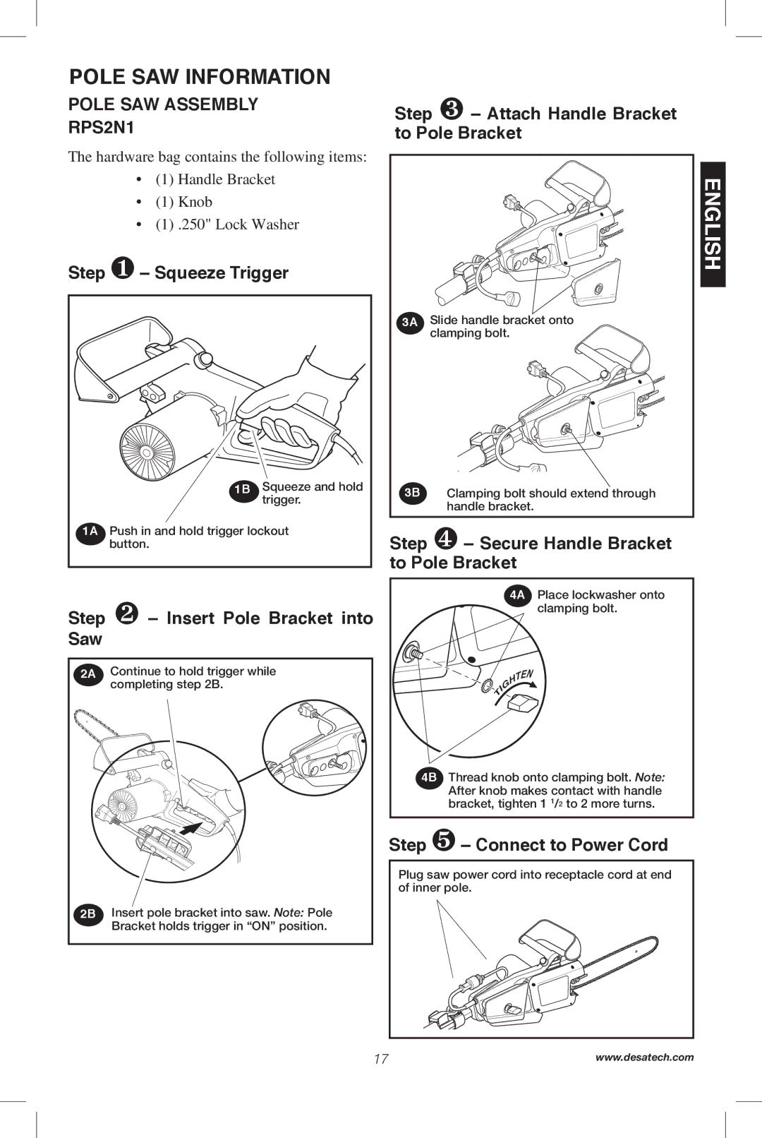 Remington Power Tools RPS2N1, 104317, PS1510A manual 