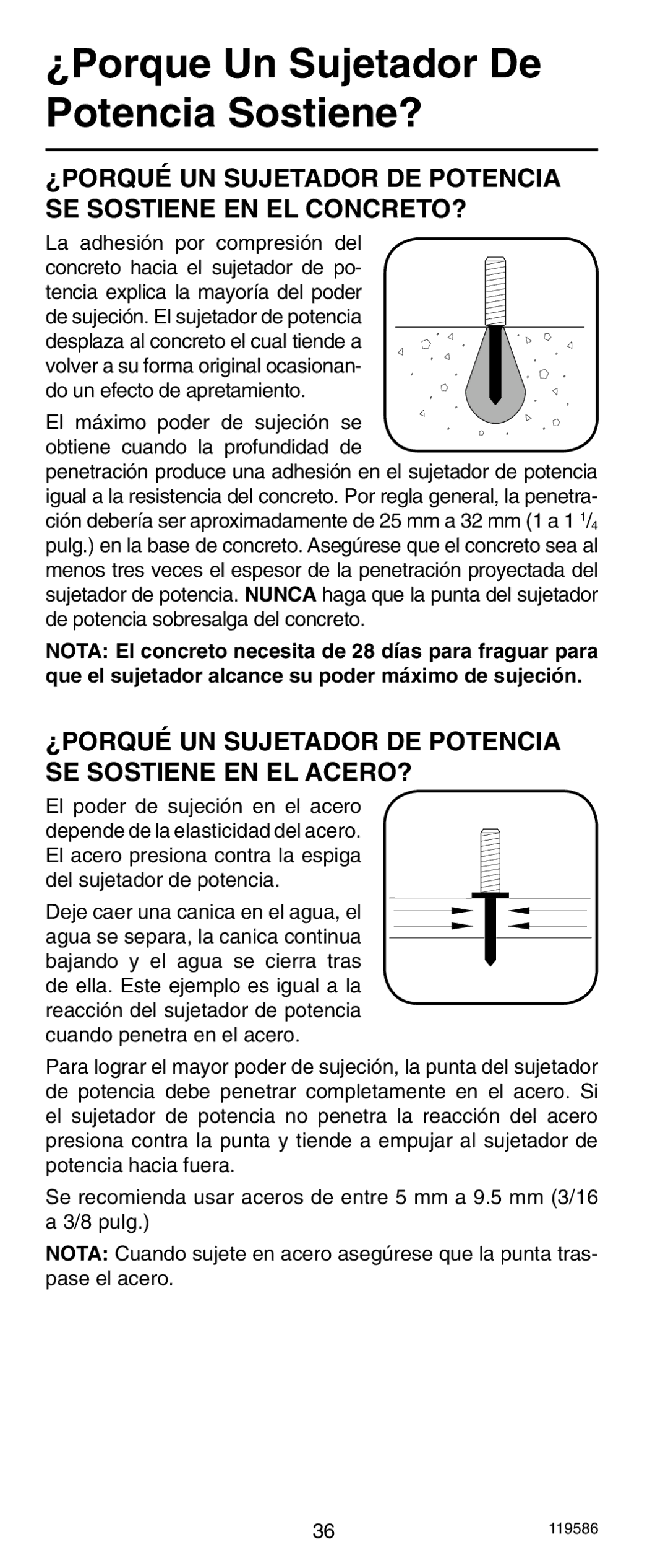 Remington r300 ¿Porque Un Sujetador De Potencia Sostiene?, ¿PORQUÉ UN Sujetador DE Potencia SE Sostiene EN EL ACERO? 