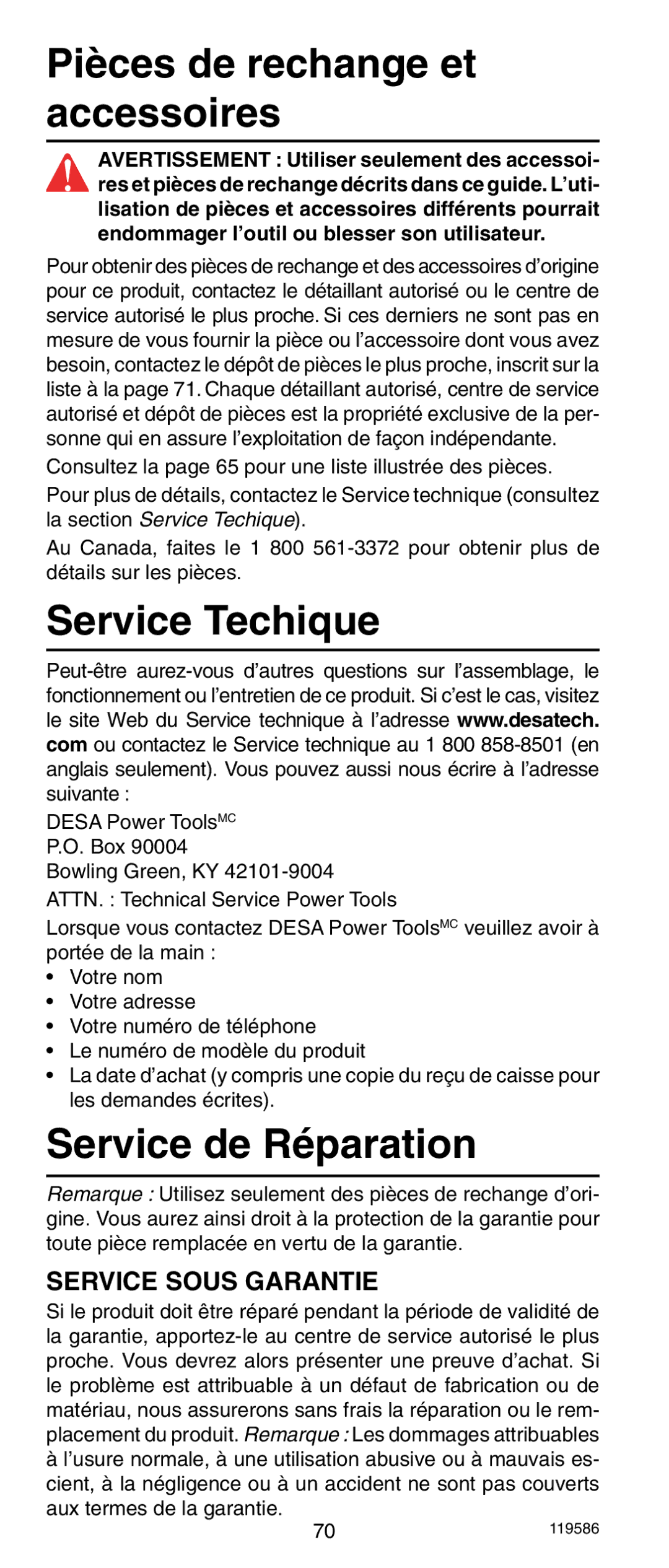 Remington r300 Pièces de rechange et accessoires, Service Techique, Service de Réparation, Service Sous Garantie 