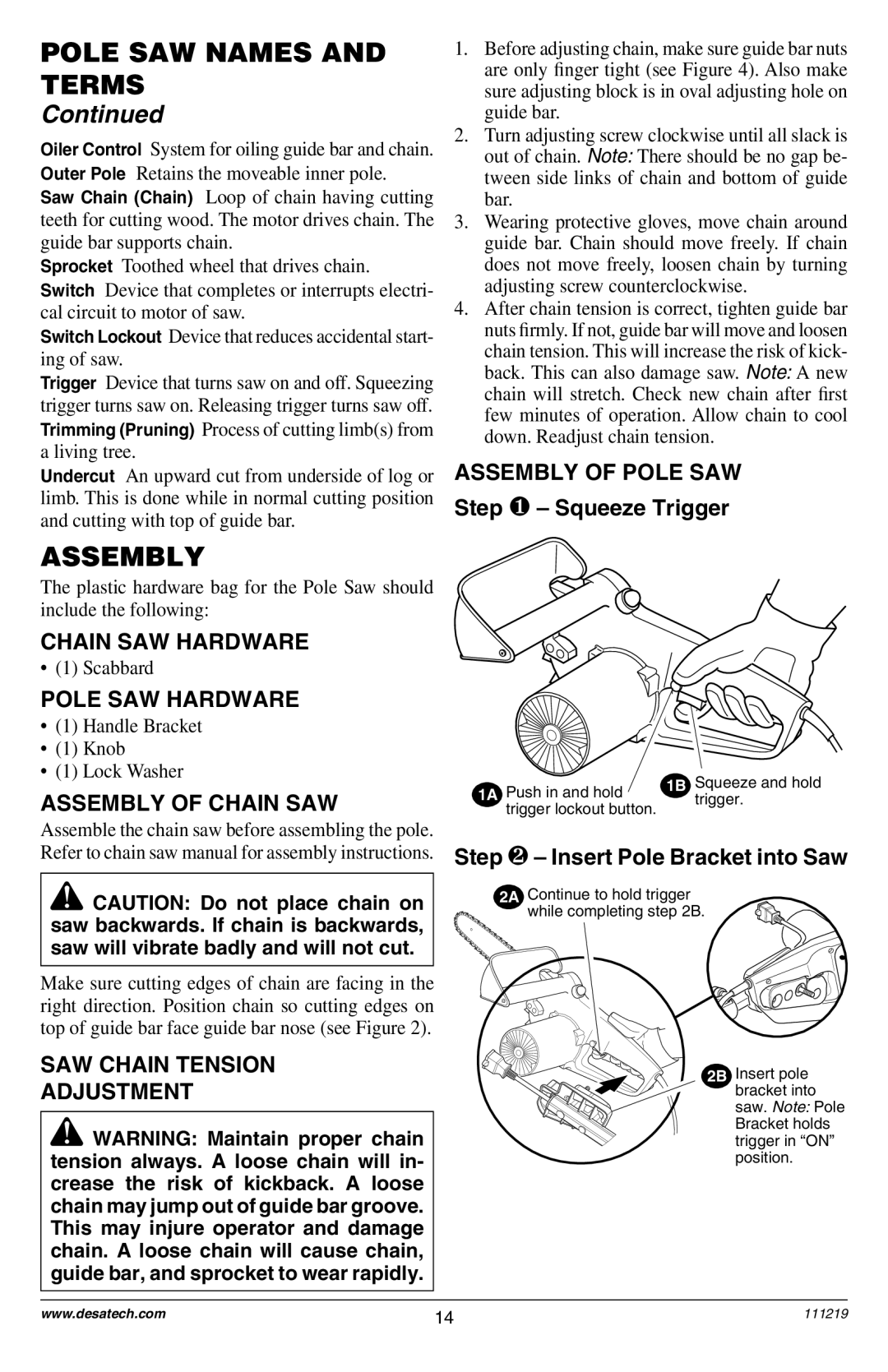 Remington RPS2N1: 106821A owner manual Assembly 