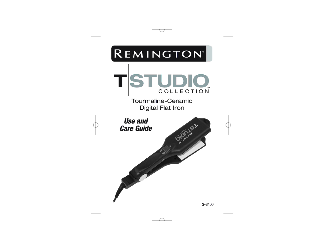 Remington S-8400 manual Use Care Guide 