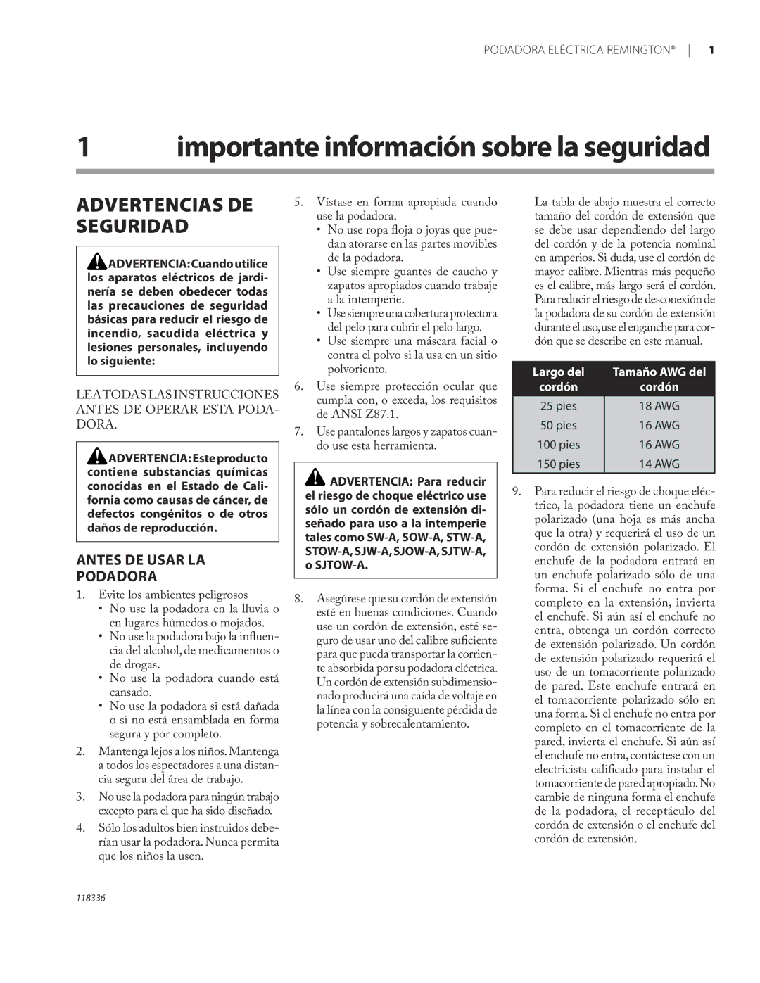 Remington ST3010A owner manual Importante información sobre la seguridad, Sjtow-A 