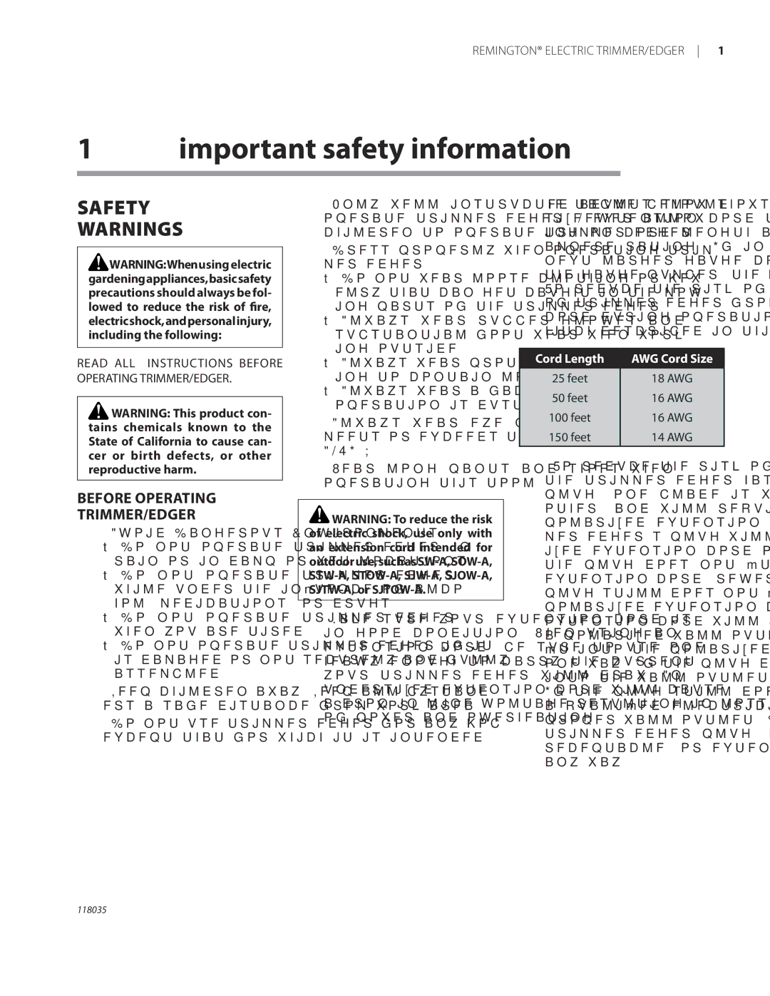 Remington ST3812B, ST4514B owner manual Important safety information, Avoid Dangerous Environments 