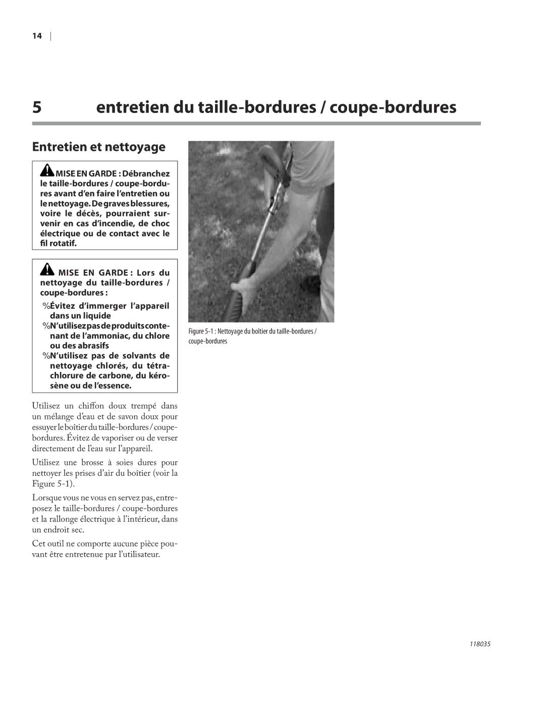 Remington ST3812B, ST4514B owner manual Entretien du taille-bordures / coupe-bordures, Entretien et nettoyage 