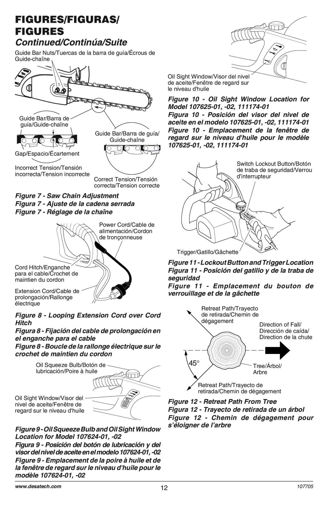 Remington EL-8: 107624-01, EL-8: 107624-02, EL-8: 107625-01, EL-8: 107625-02, EL-8: 111174-01 owner manual Figures/Figuras 