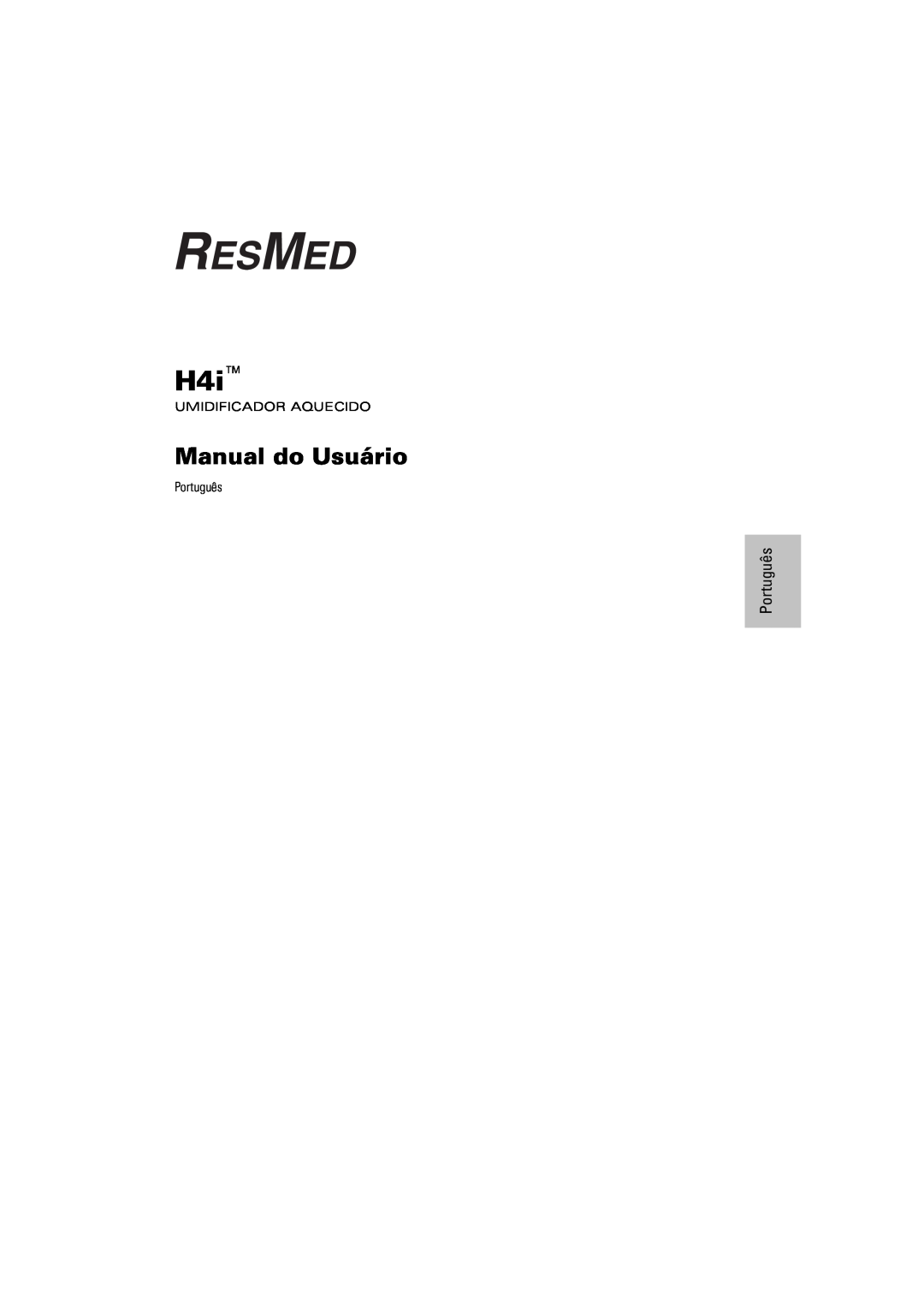 ResMed 248671/1 manual Manual do Usuário, Português 