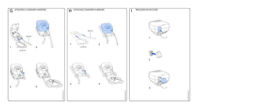 ResMed 248127 user manual 52 cm 3 m 