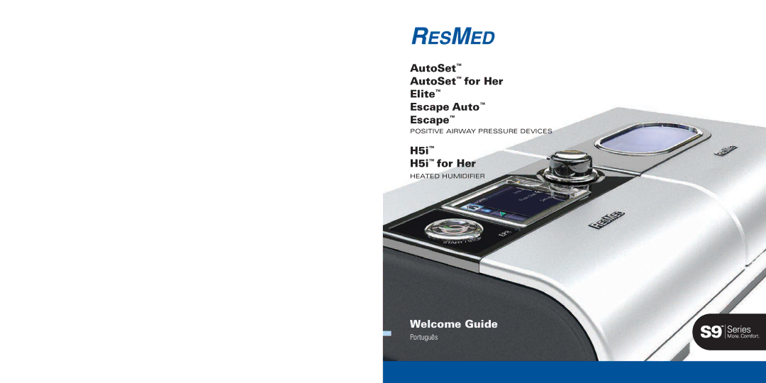 ResMed 368656/2 2013-01 manual Welcome Guide 