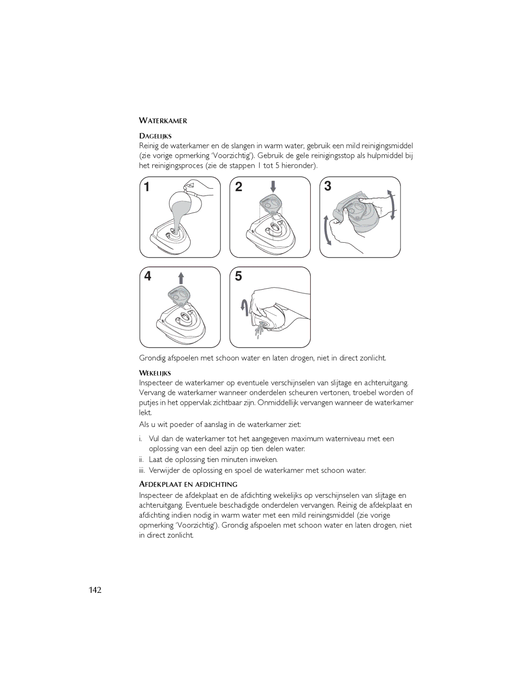 ResMed 3I user manual Afdekplaat EN Afdichting 