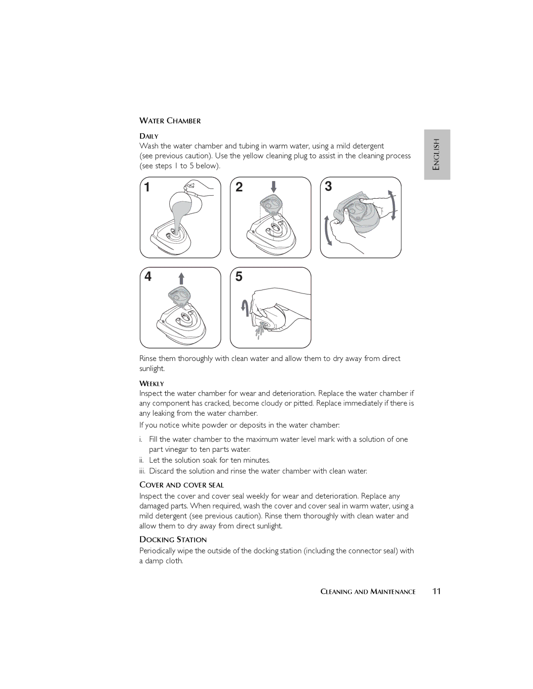 ResMed 3I user manual Water Chamber 