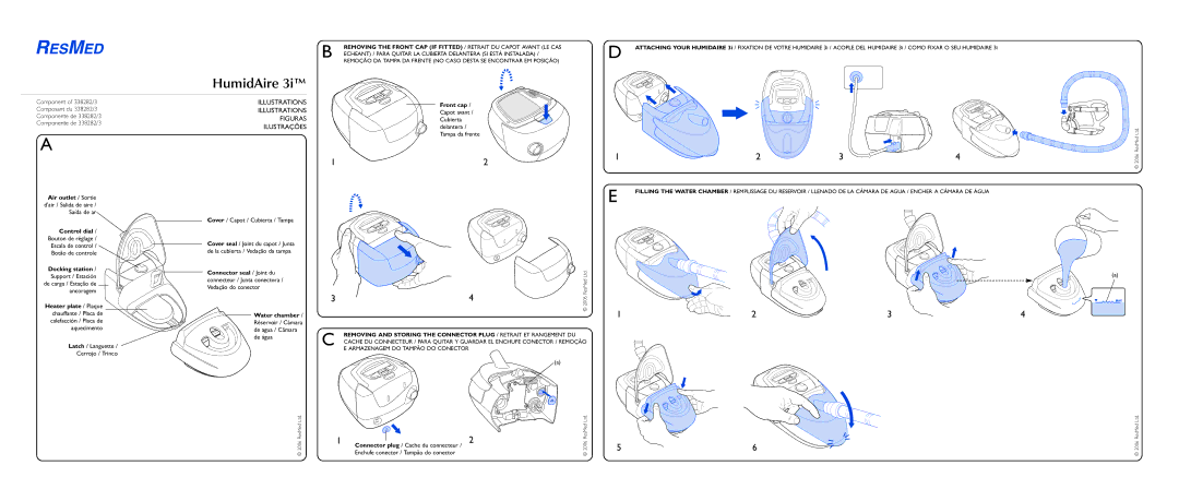 ResMed 3I user manual HumidAire 