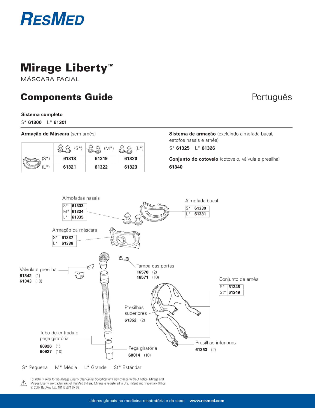 ResMed 61300 manual 