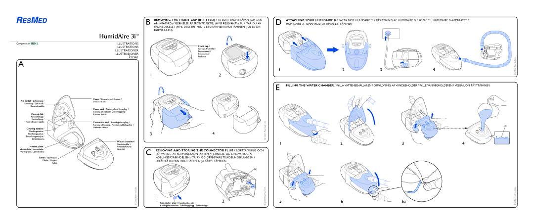 ResMed Humidifier user manual HumidAire 3iTM 