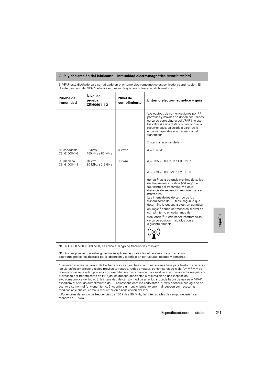 ResMed III & III ST user manual 241 