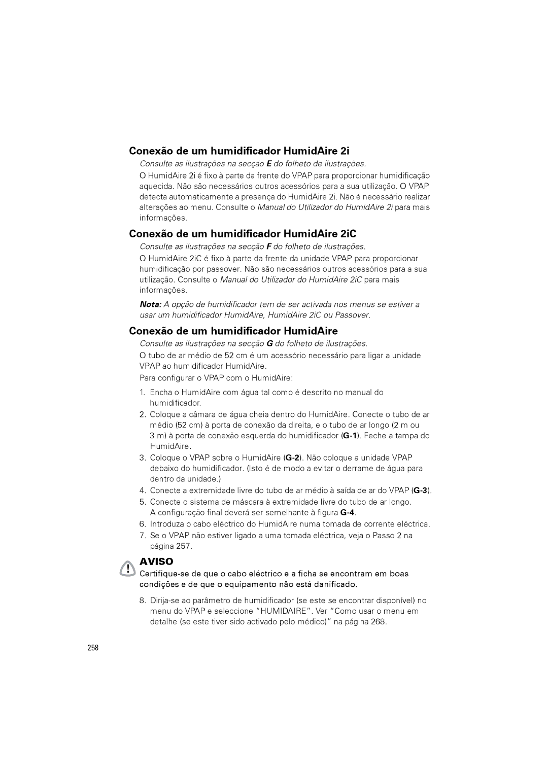 ResMed III & III ST user manual Conexão de um humidificador HumidAire 2iC 