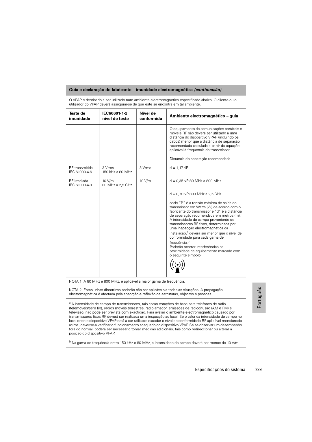 ResMed III & III ST user manual 289 