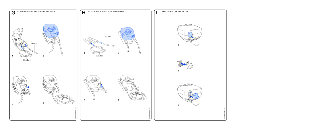 ResMed III user manual 52 cm 3 m 