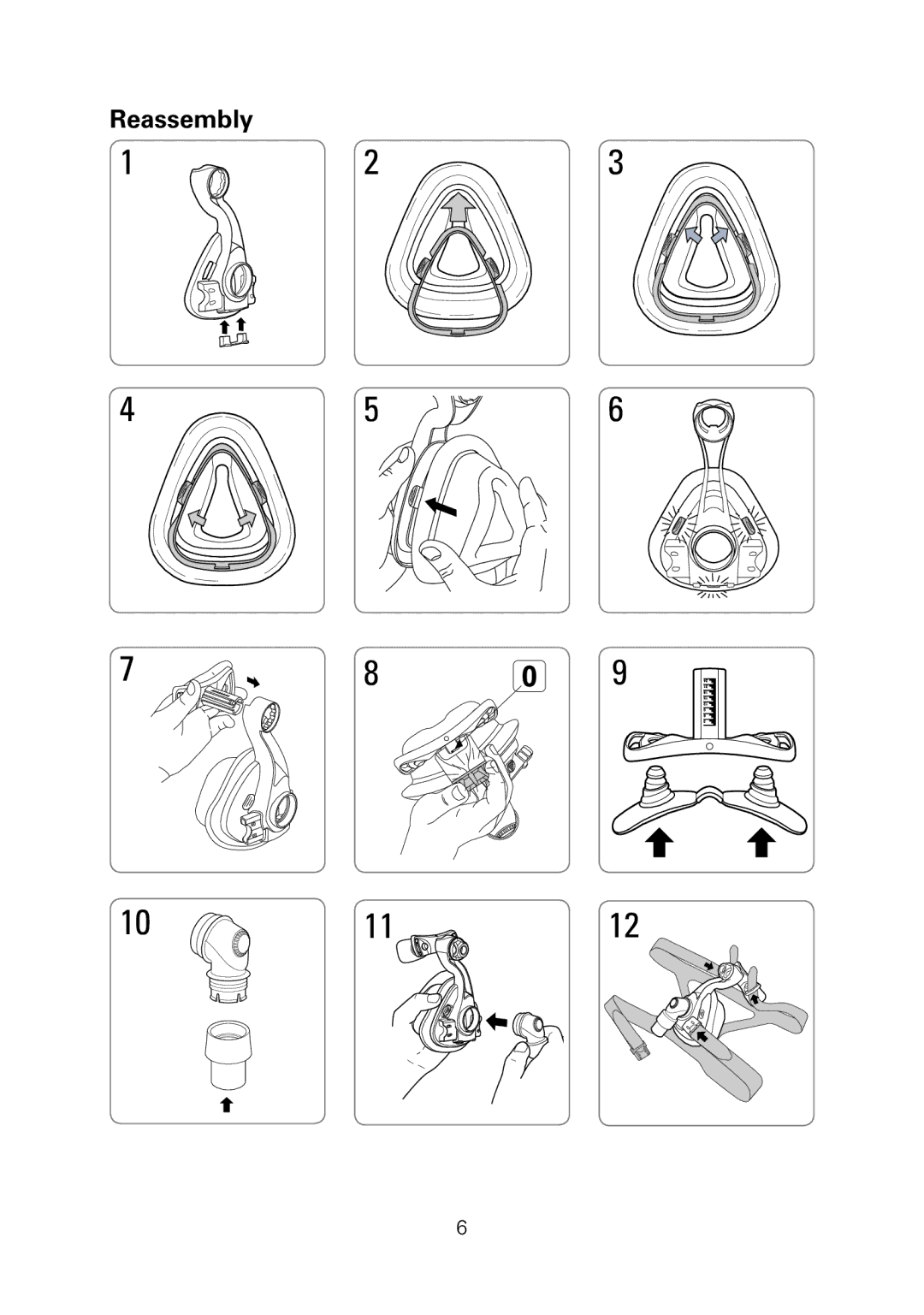 ResMed LT manual Reassembly 