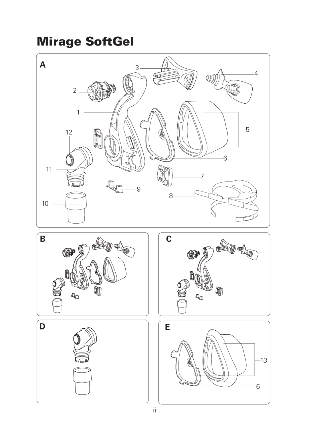 ResMed manual Mirage SoftGel 