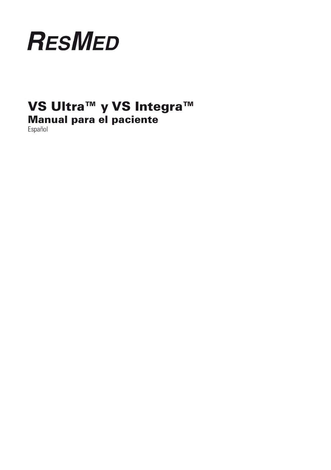 ResMed NOT014223-2 07 10 manual Español 