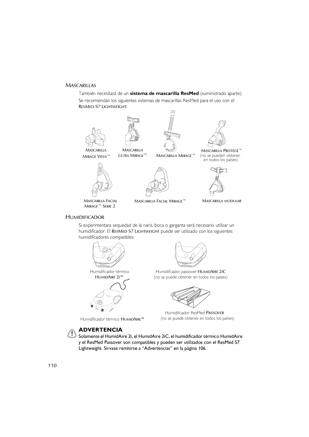 ResMed S7 user manual 110 