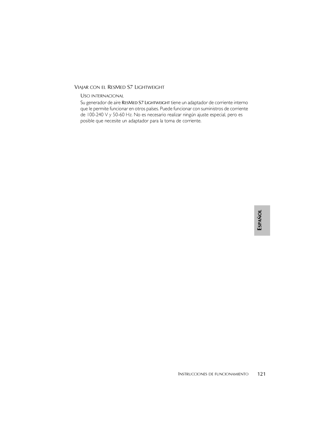 ResMed S7 user manual 121 