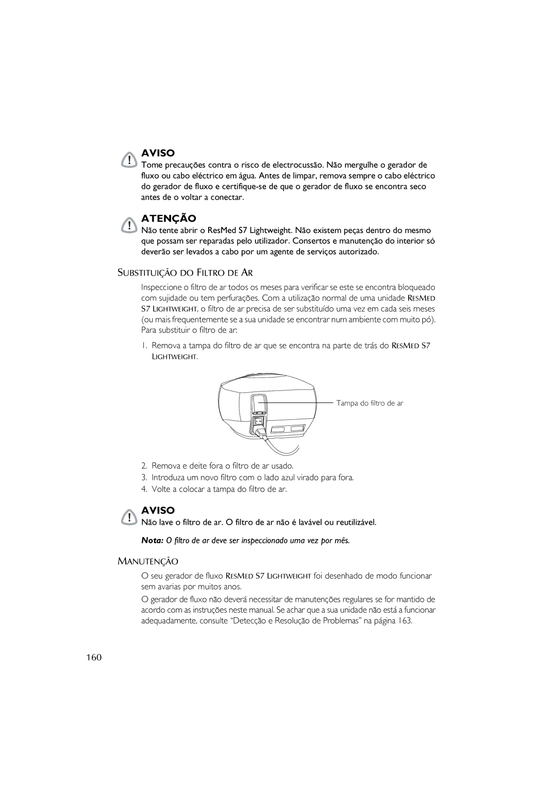 ResMed S7 user manual 160 