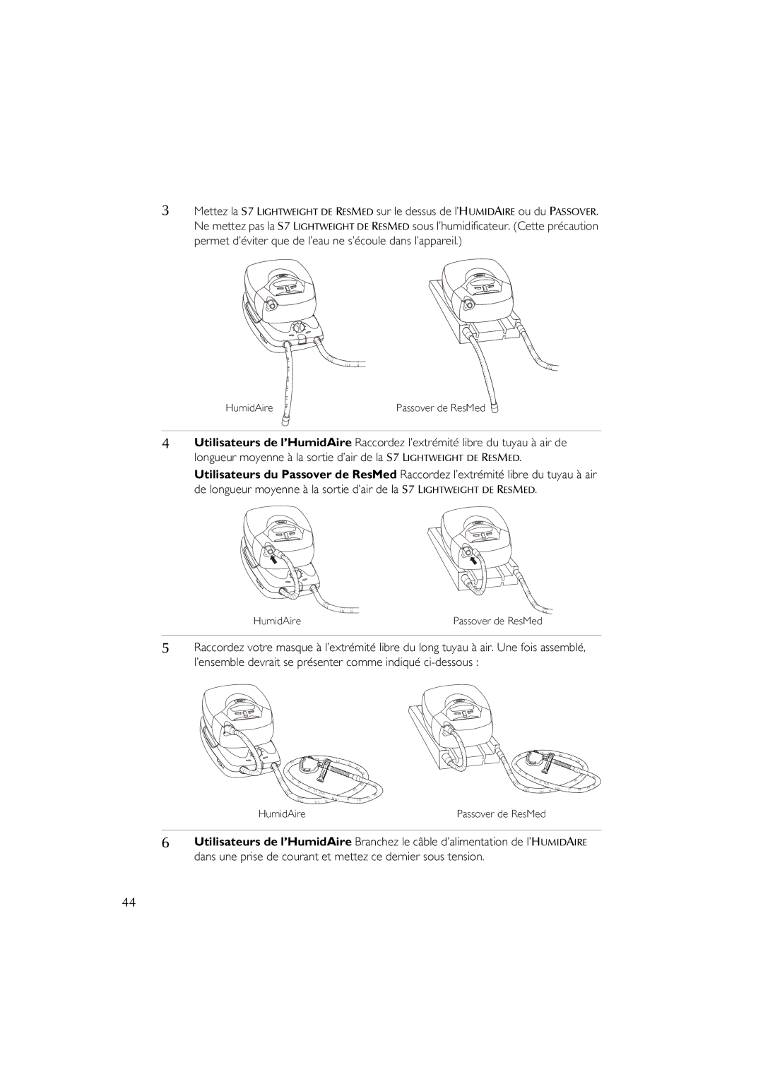 ResMed user manual S7 Lightweight DE Resmed 