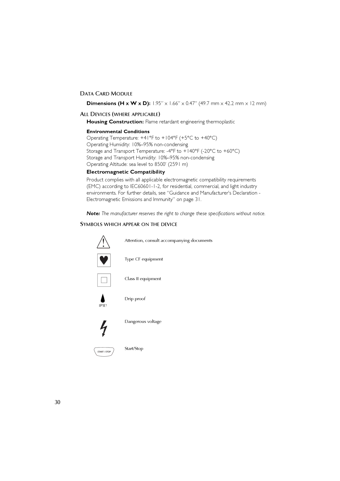 ResMed s8, S8 ESCAPE SYSTEM user manual Electromagnetic Compatibility 