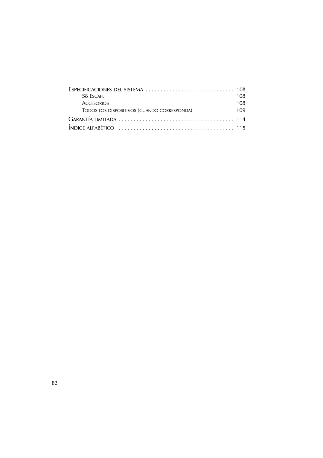 ResMed s8 user manual 108, 109, 114, 115 