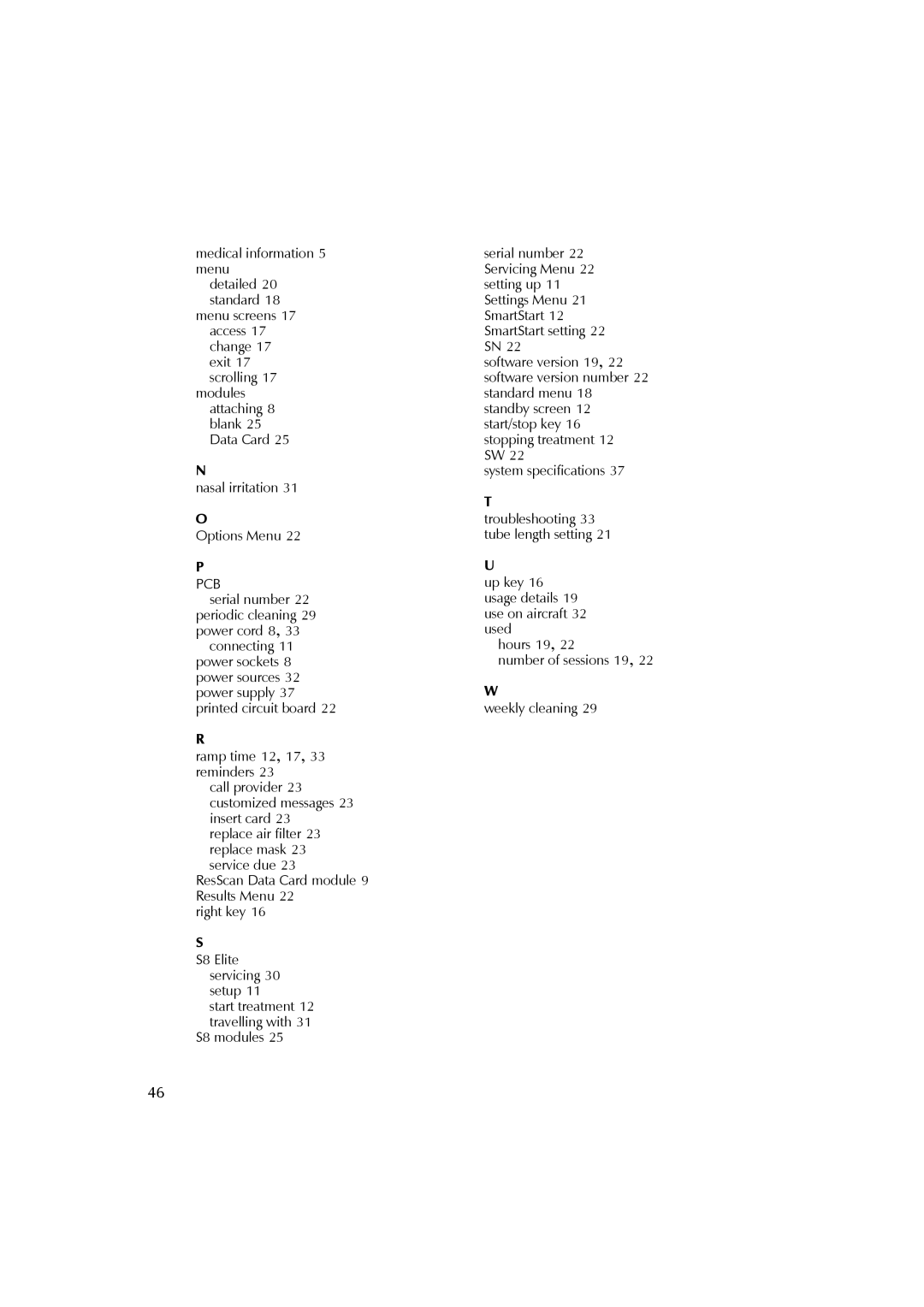 ResMed s8 user manual Pcb 