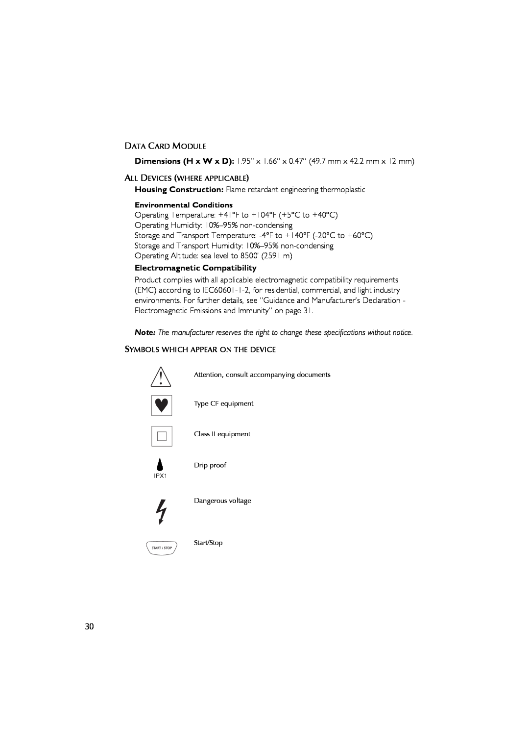 ResMed s8 user manual Electromagnetic Compatibility 