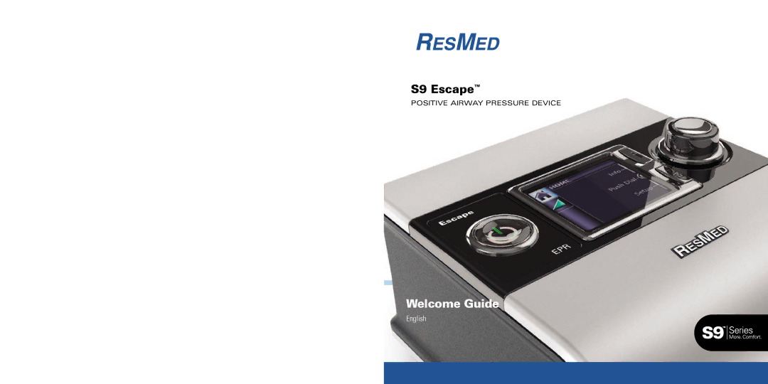 ResMed S9 manual Welcome Guide 