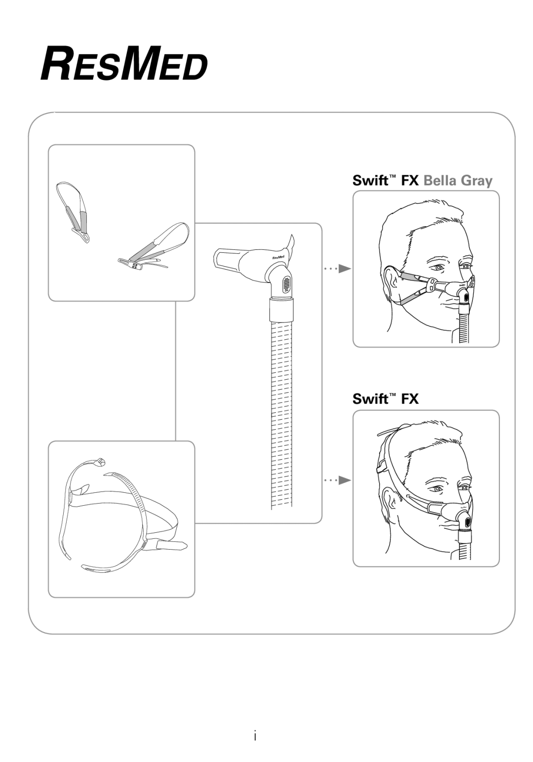 ResMed manual Swift FX Bella Gray 