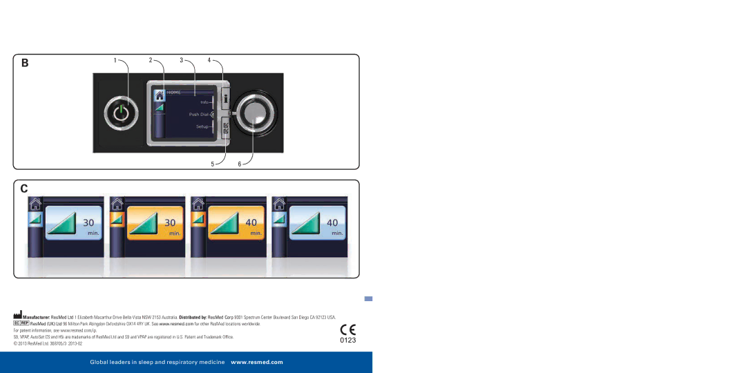 ResMed S9 Auto 25, VPAP S, AutoSet CS manual 