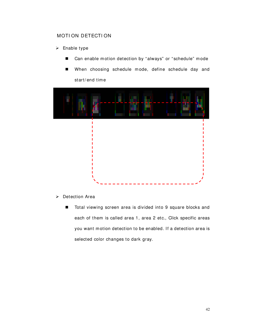 RF-Link Technology AWS-5832-VSR user manual Motion Detection 