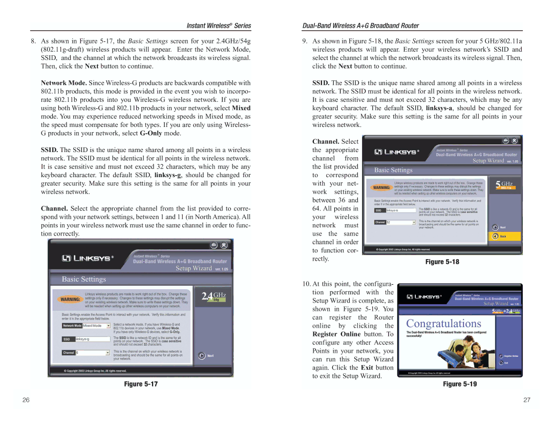 RF-Link Technology WRT55AG manual Instant Wireless Series 