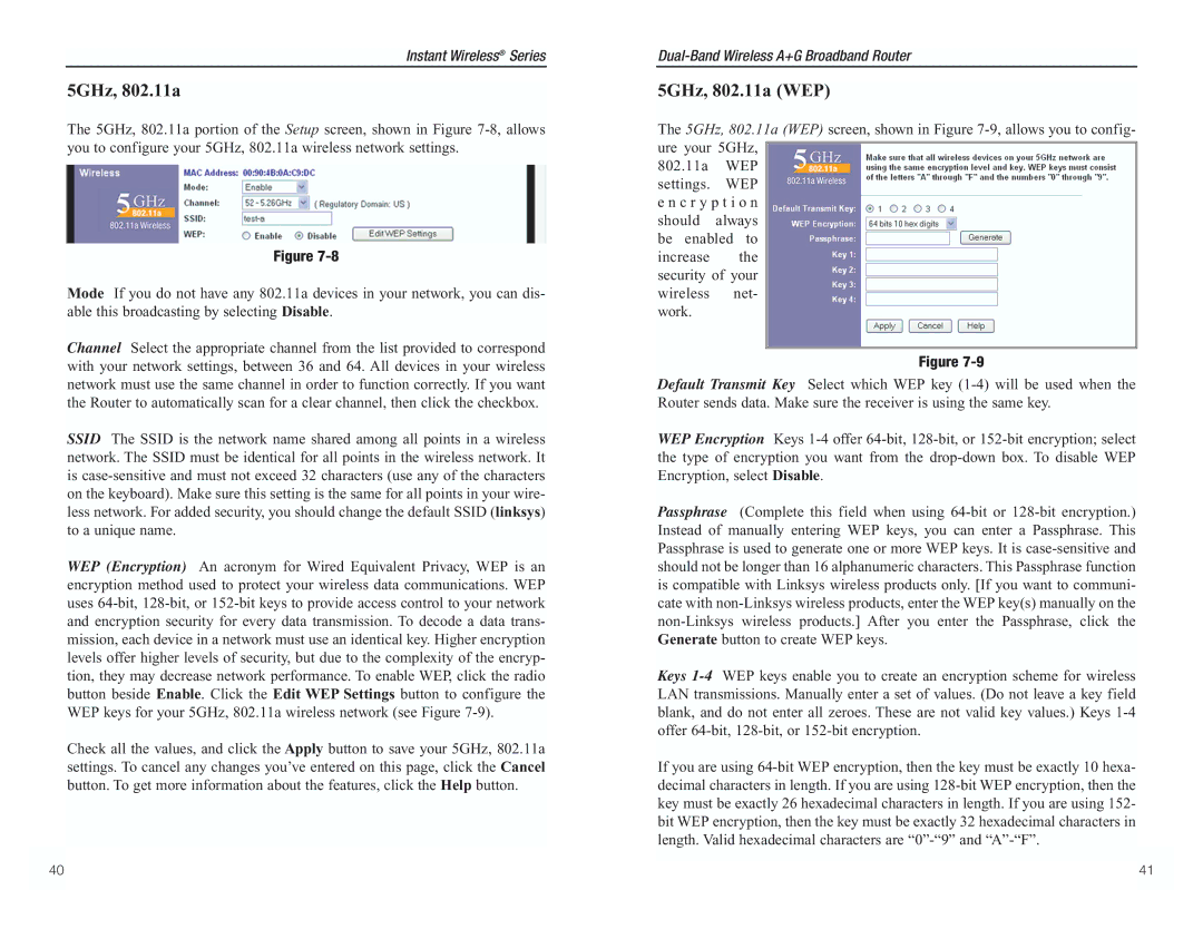 RF-Link Technology WRT55AG manual 5GHz, 802.11a 