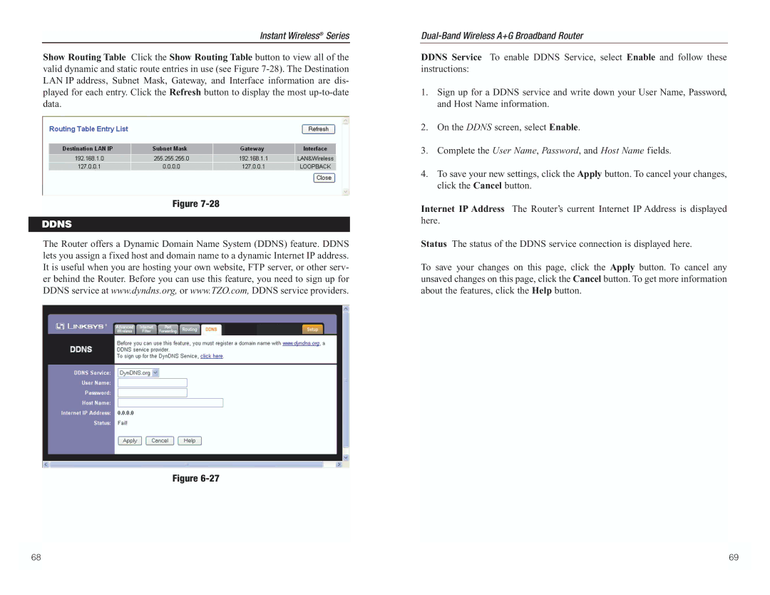 RF-Link Technology WRT55AG manual Ddns 