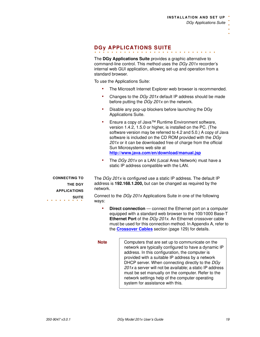 RGB Spectrum DGy 201x manual Suite, DGy. . . .APPLICATIONS. . . . . . . . . . .SUITE 