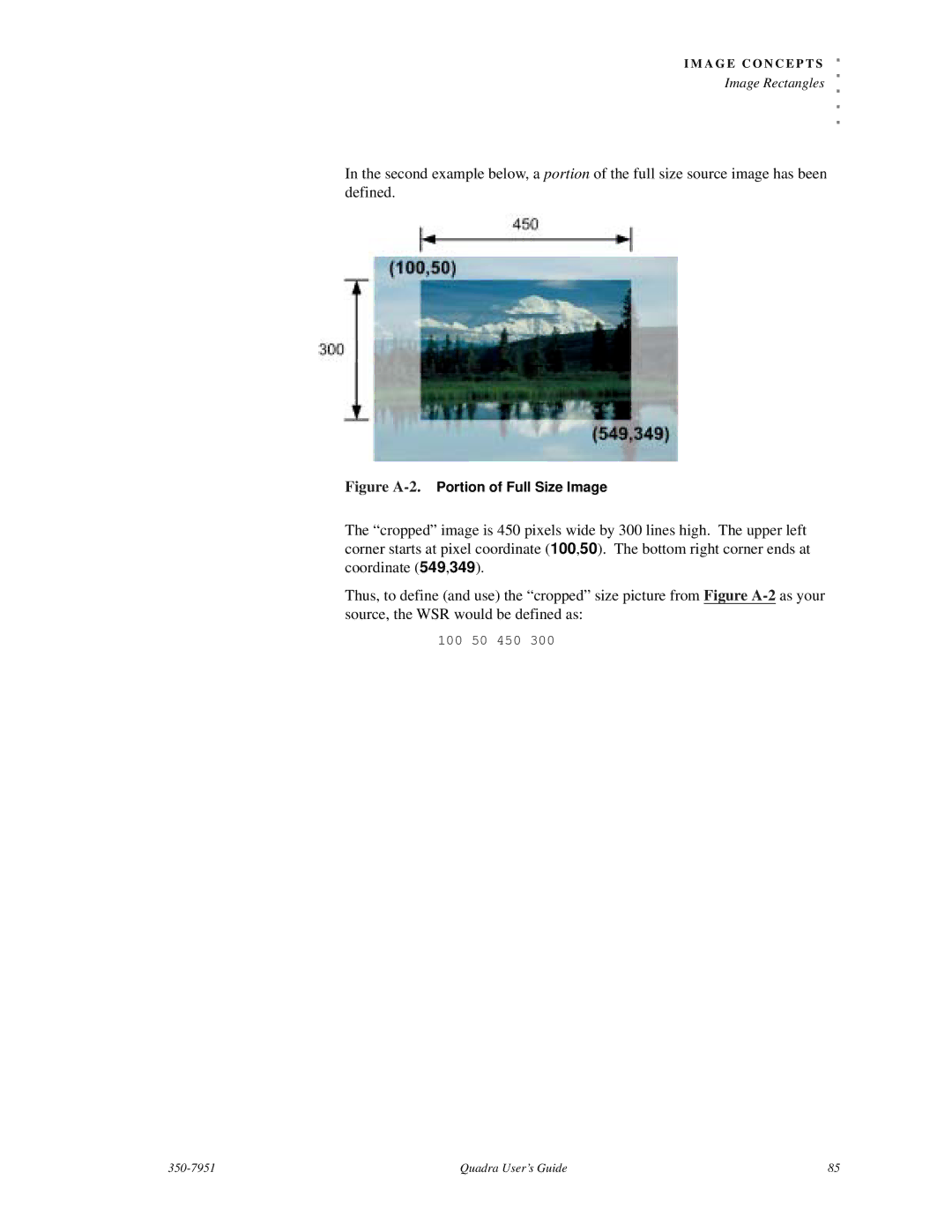 RGB Spectrum Quadra User's Guide manual Figure A-2.Portion of Full Size Image 