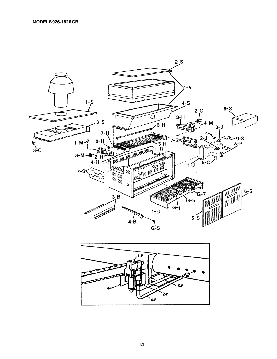 Rheem 136-1826 installation instructions Models 926-1826 GB 