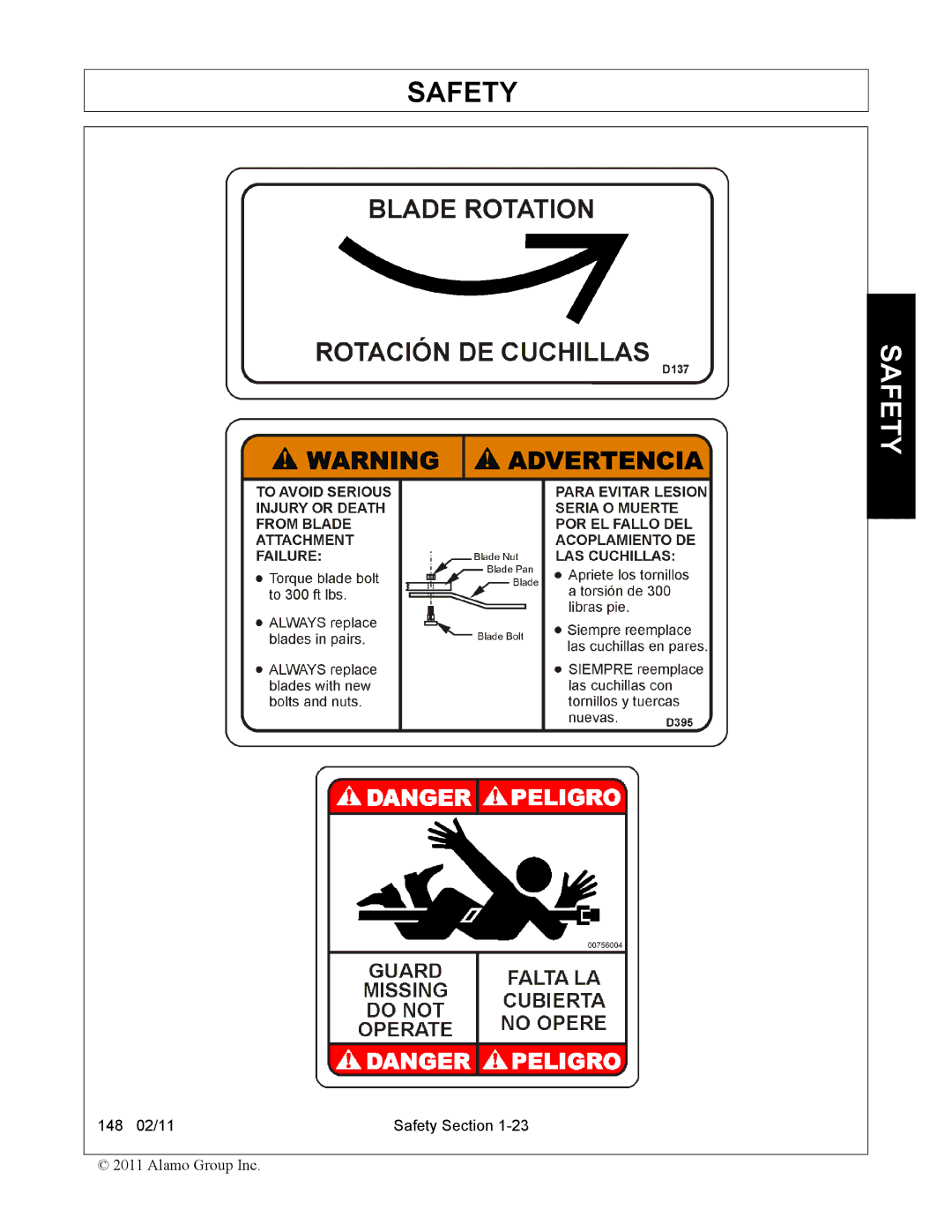 Rhino Mounts 148 manual Safety 