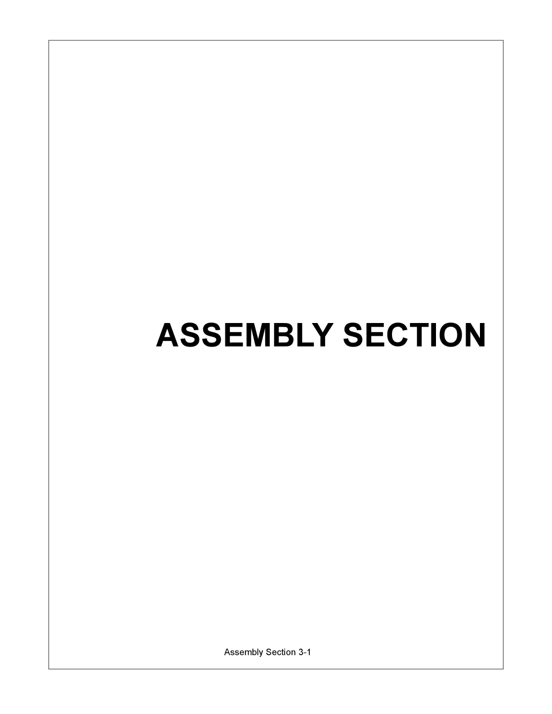 Rhino Mounts 1594 manual Assembly Section 